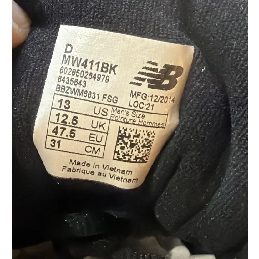 New Balance shoes - New Balance 411 - MW411BK - Black 10