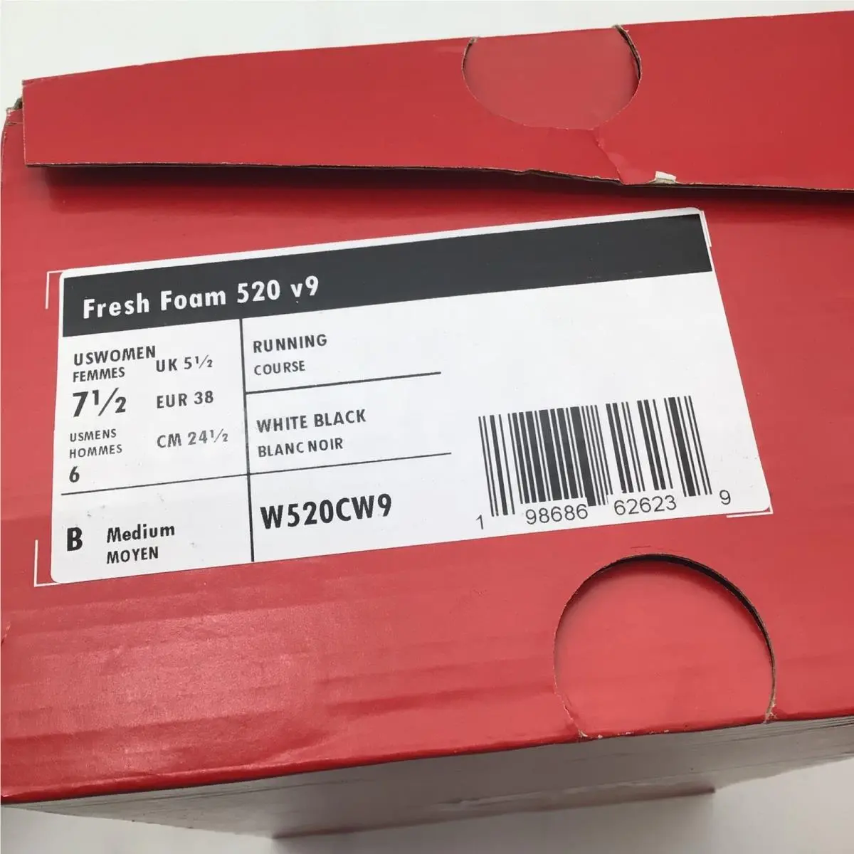 New Balance shoes - New Balance Fresh Foam 520 v9 - White 5
