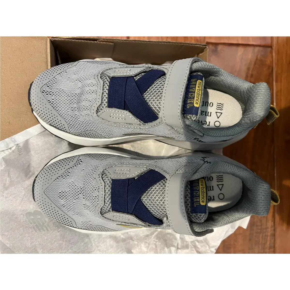 New Balance shoes - Grey Matter/Slate Grey/Flare 3