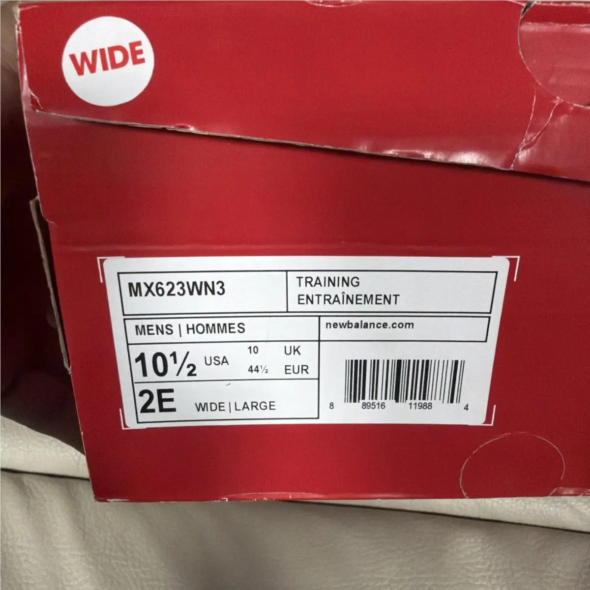 New Balance shoes - New Balance 623 - MX623WN3 - White 13