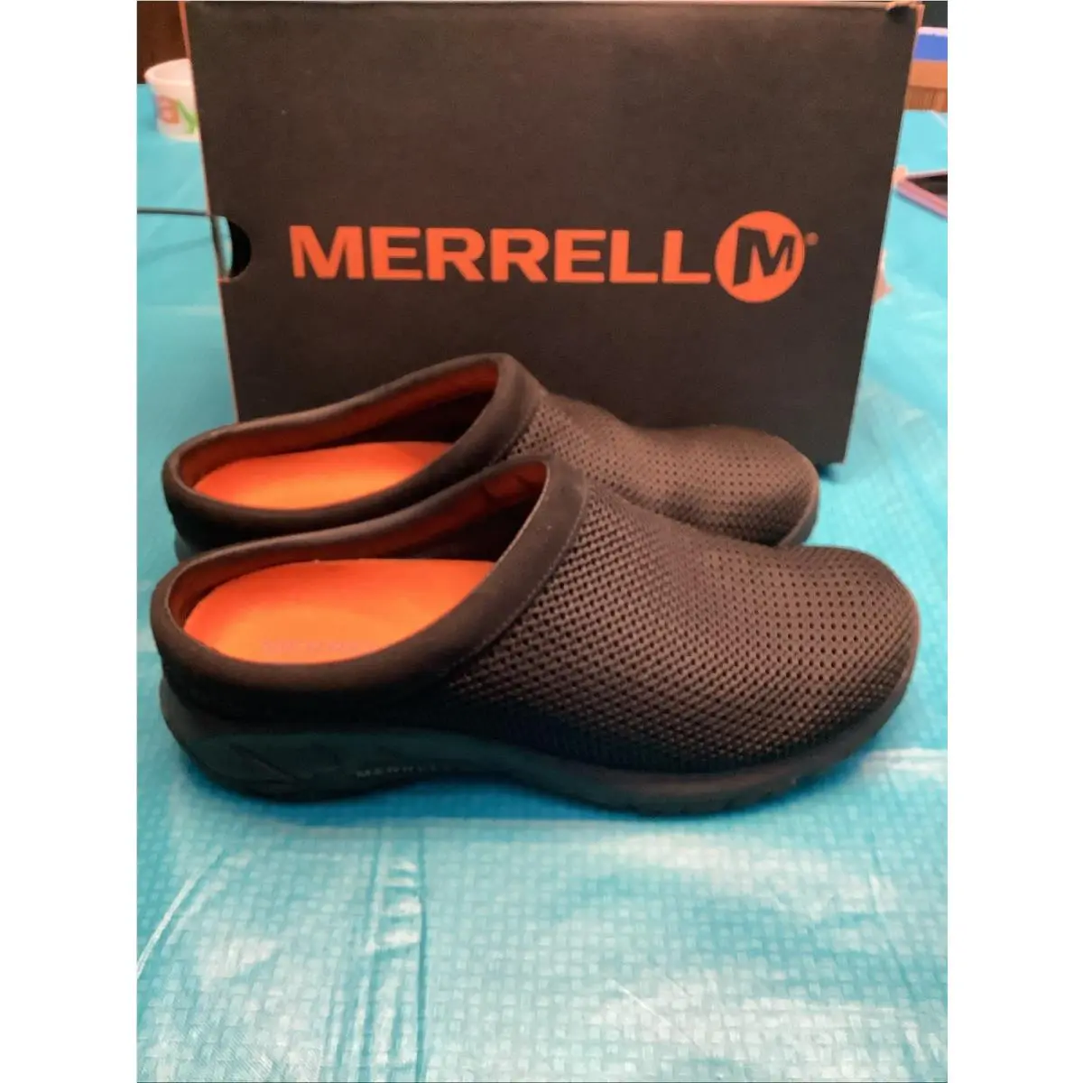 Merrell Encore Breeze 3 Black Mesh Slip On Clogs Women’s 8size 8. J598434
