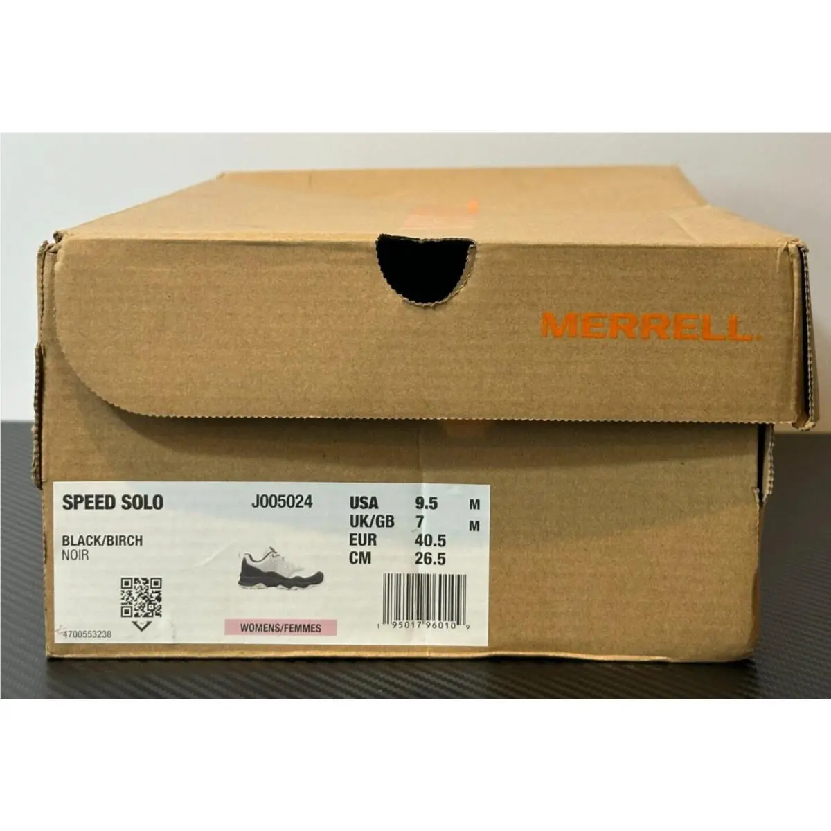 Merrell shoes - Speed Solo - Speed Solo - J005024 - Black/Birch (UPC: 195017960109) 14