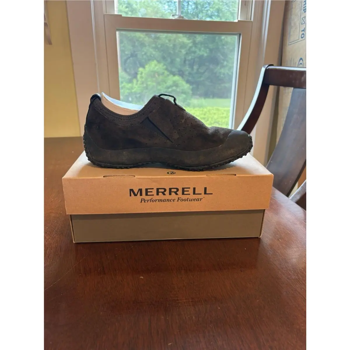 Merrell Improv Moc Men`s Size 9 Dark Bear Clog Slip-on Loafer