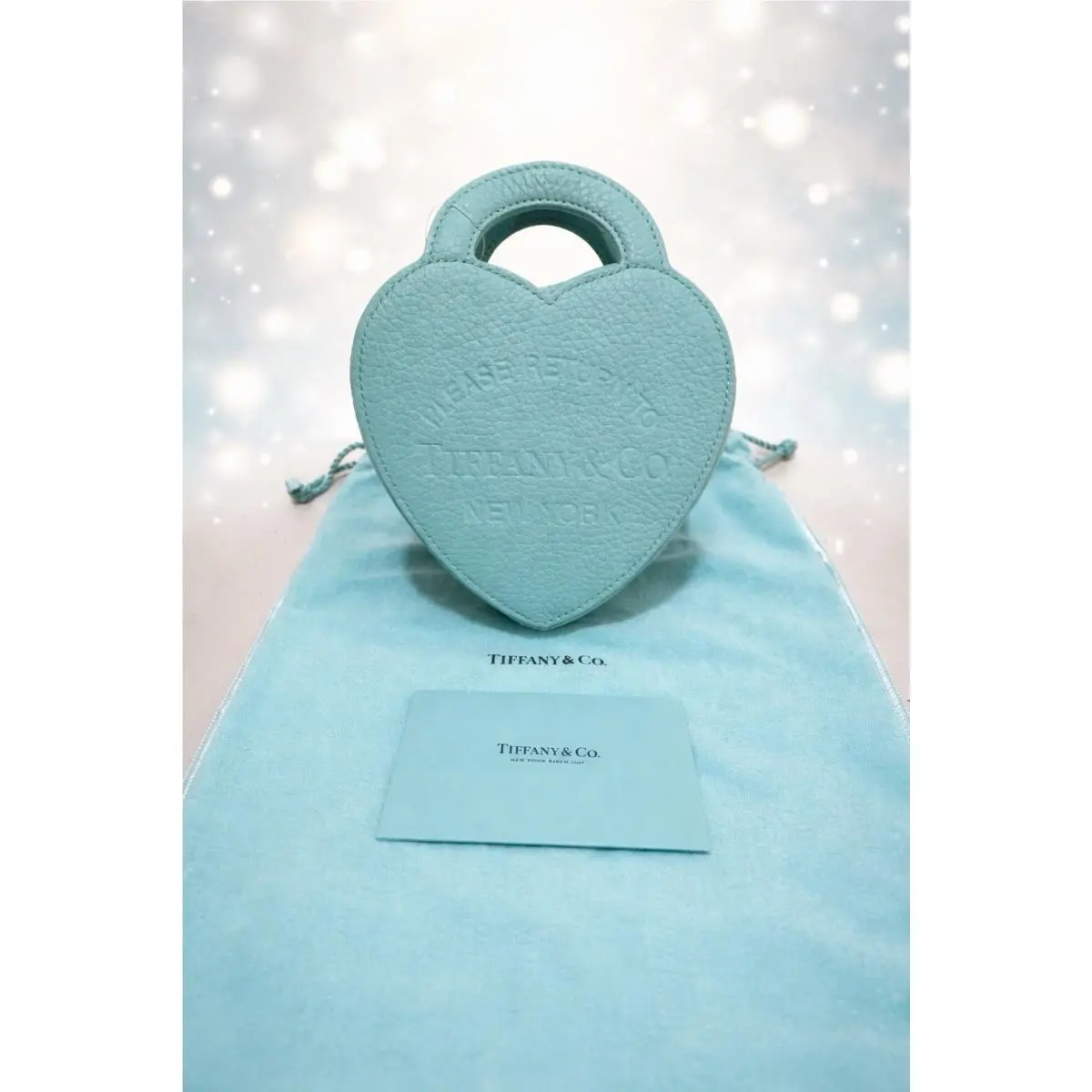 Tiffany Co. Return to Tiffany Co. Tag Heart Coin Wristlet Purse