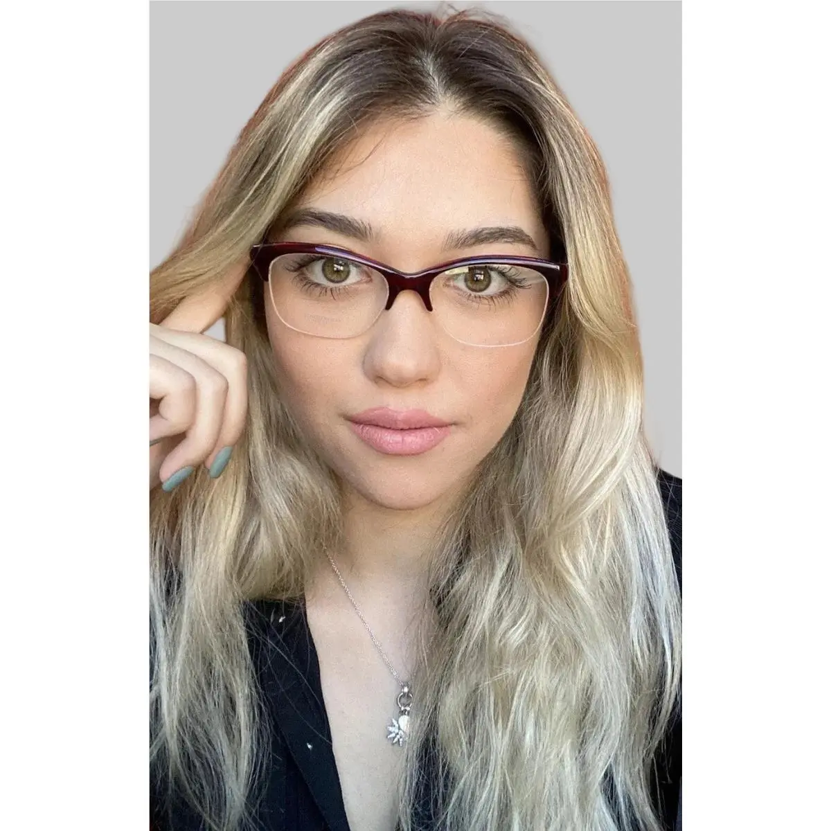 Oliver Peoples Tarlan OV5230 Semi-rimless 50mm Burgundy Women`s Eyeglasses