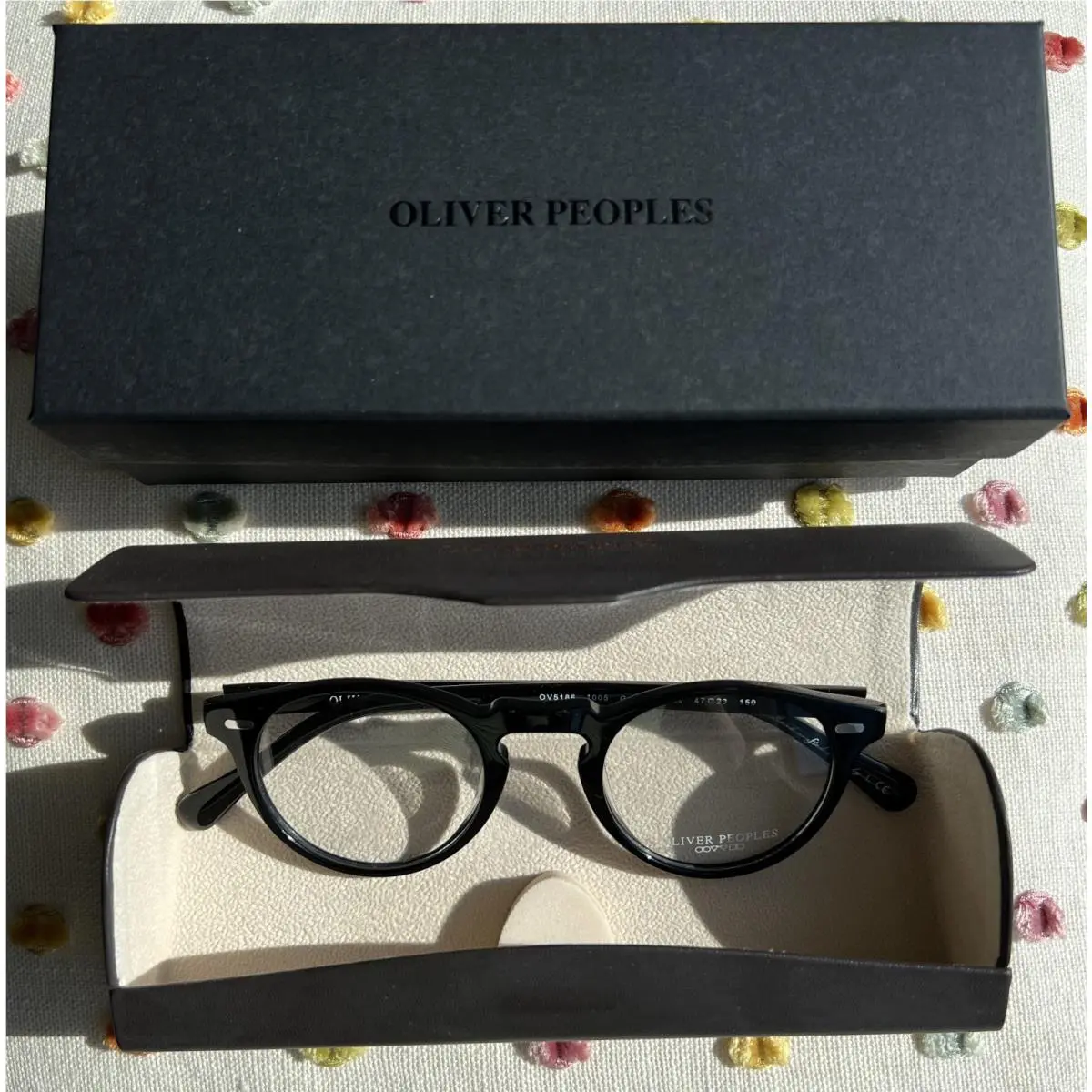 Gregory Peck - OV5186 1005 Black Frame - Demo Lenses by Oliver Peoples