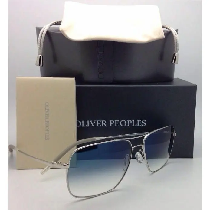 Oliver Peoples Photochromic Sunglasses Clifton OV1150-S Silver Blue 5036/3F