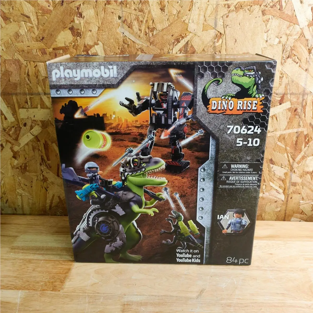 Playmobil Dino Rise Battle of The Giants T-rex Robot Dinosaurs 70624