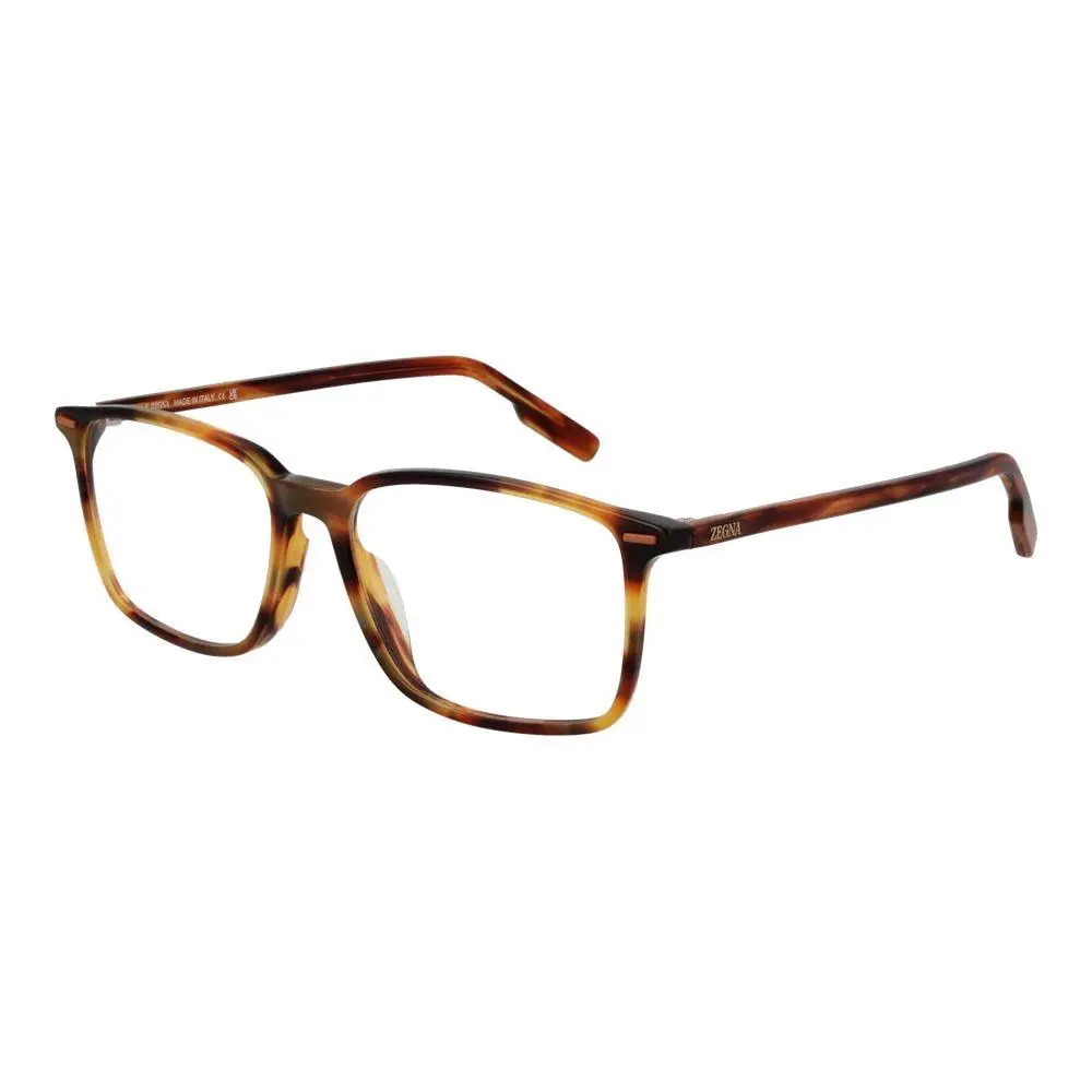 Ermenegildo Zegna Brown Acetate Glasses Frames - ER-1061898