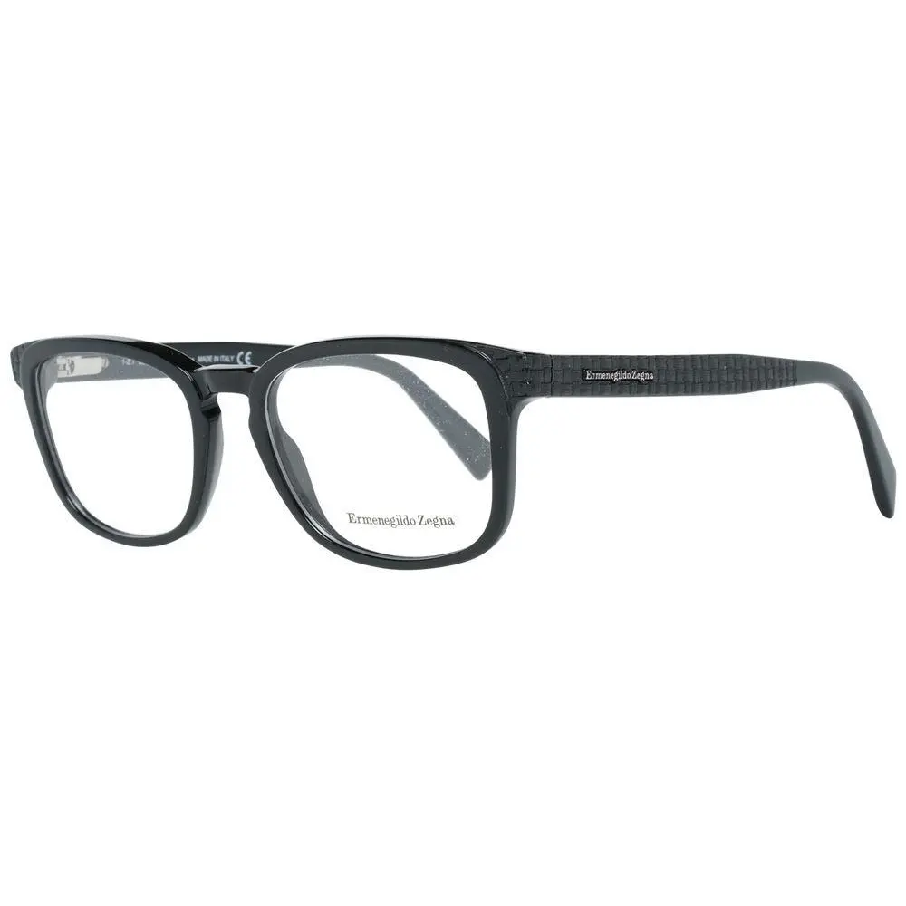 Ermenegildo Zegna Black Plastic Glasses Frames - ER-1020896