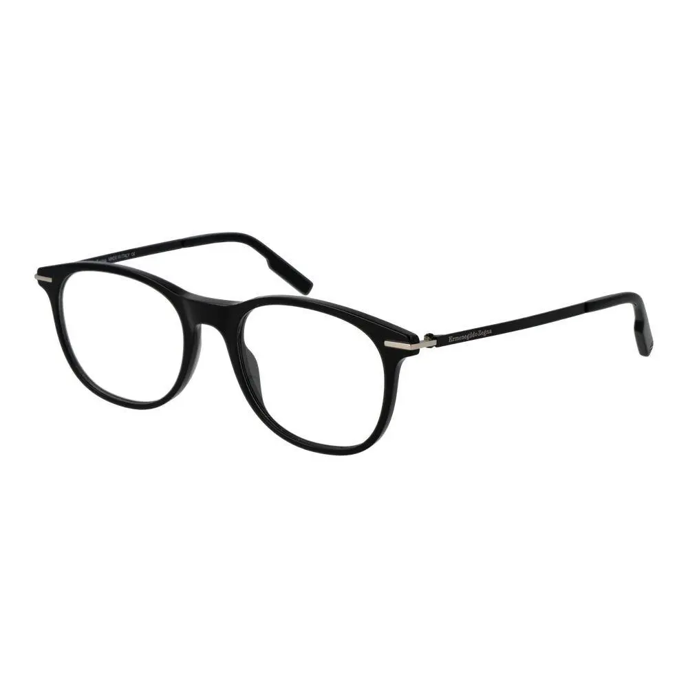 Ermenegildo Zegna Black Plastic Glasses Frames - ER-1057373