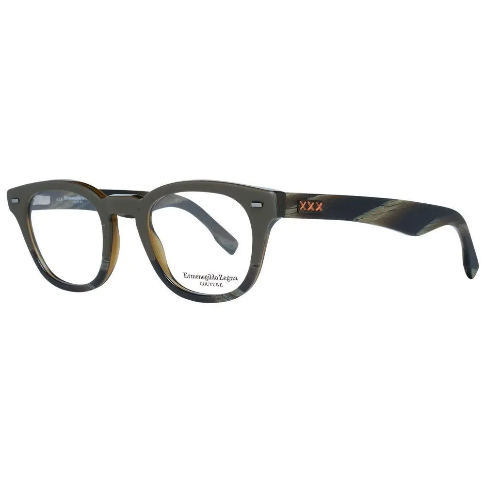 Ermenegildo Zegna Army Plastic Glasses Frames