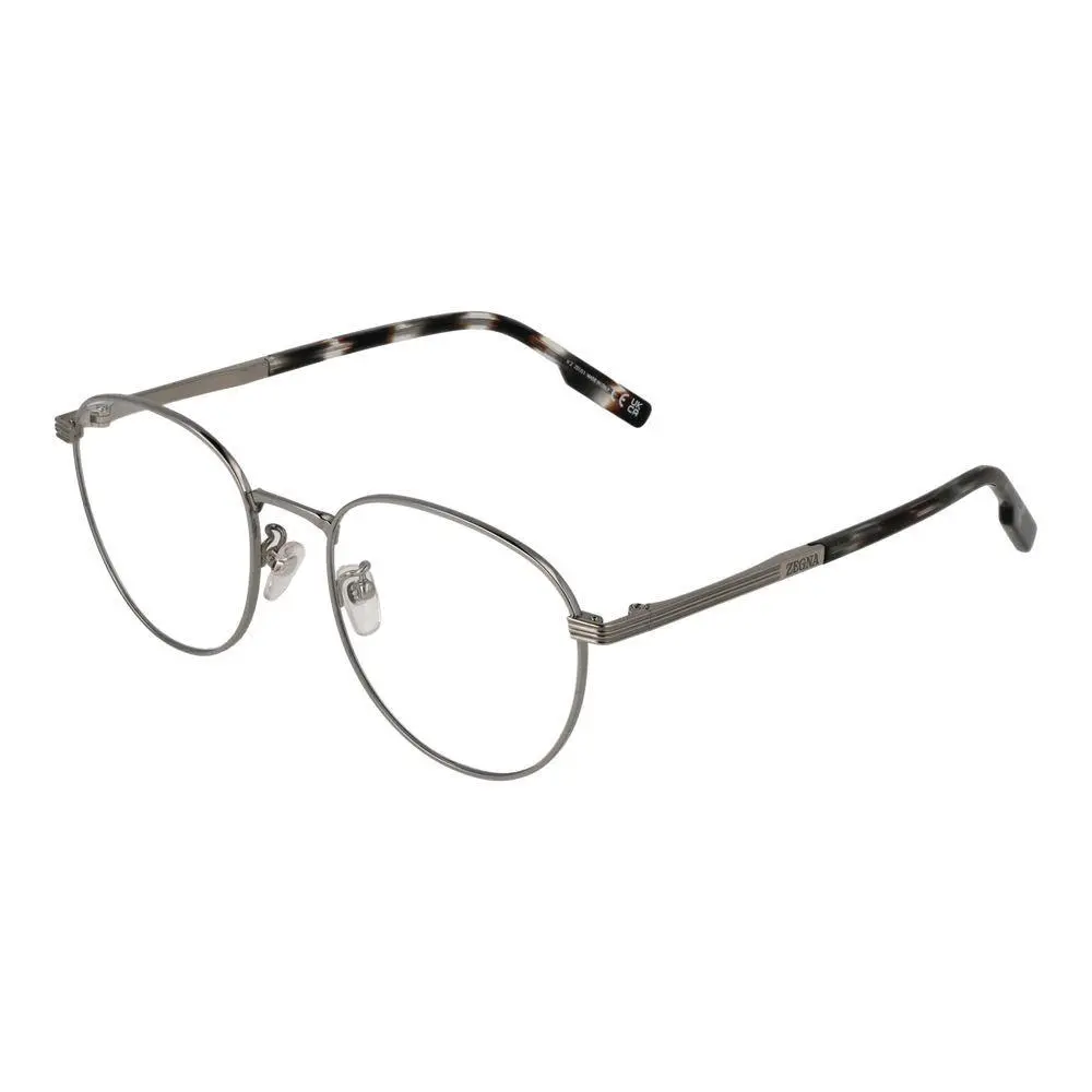 Ermenegildo Zegna Gray Titanium Glasses Frames - ER-1000971