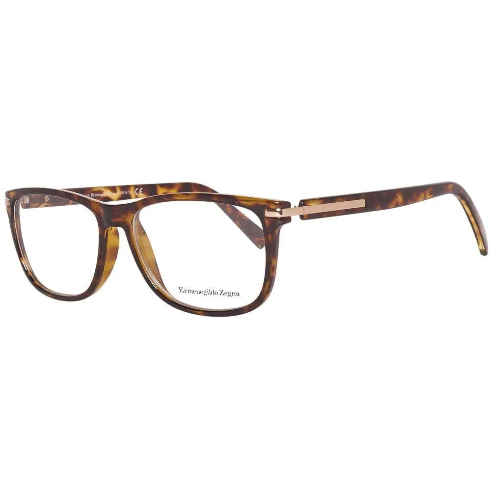 Ermenegildo Zegna Brown Plastic Glasses Frames - ER-1012559