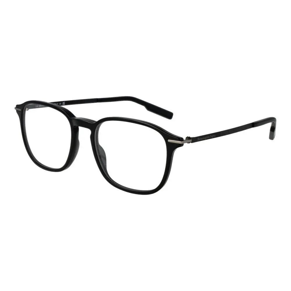 Ermenegildo Zegna Black Acetate Glasses Frames