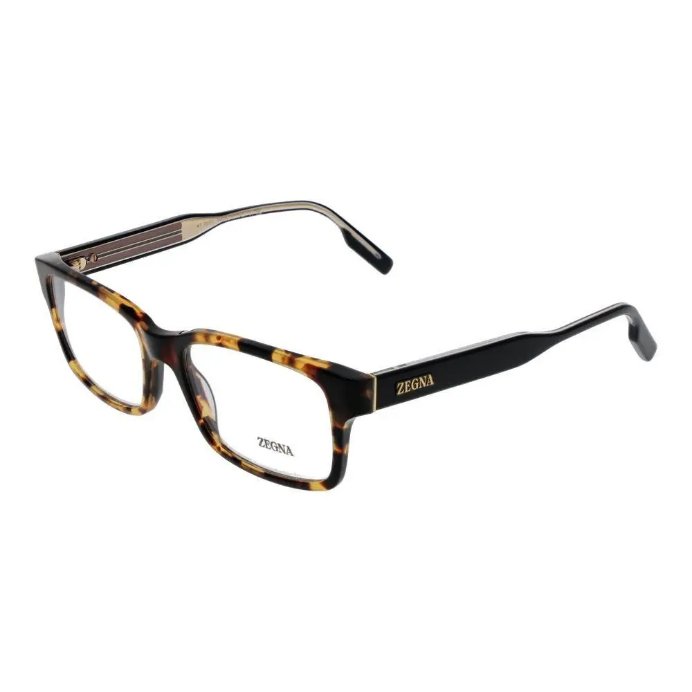 Ermenegildo Zegna Brown Acetate Glasses Frames - ER-1000967