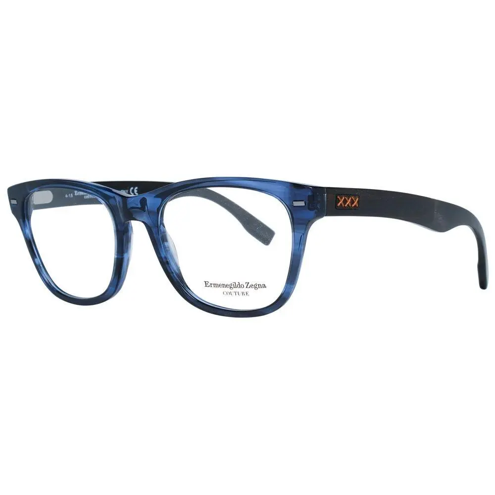 Ermenegildo Zegna Blue Plastic Glasses Frames - ER-1038882