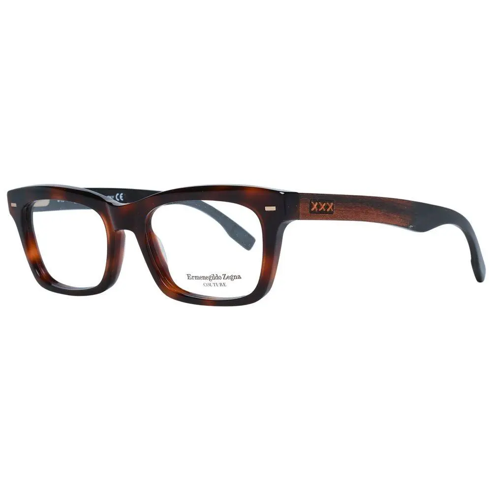 Ermenegildo Zegna Brown Plastic Glasses Frames - ER-1038899
