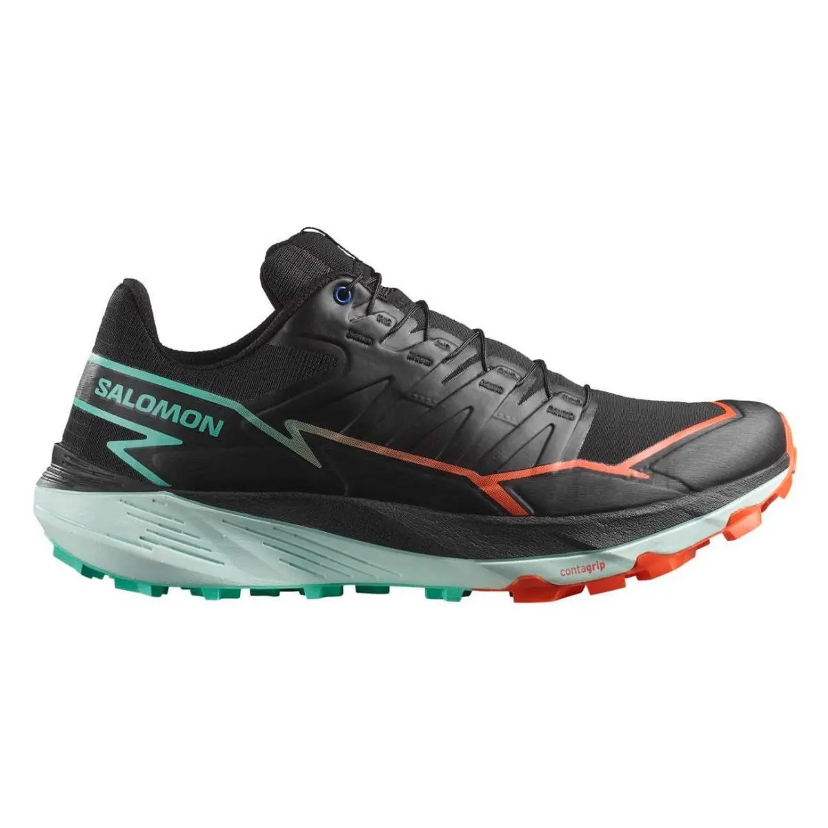 Salomon shoes - Black Cherry/Tomato/Electric Green 0