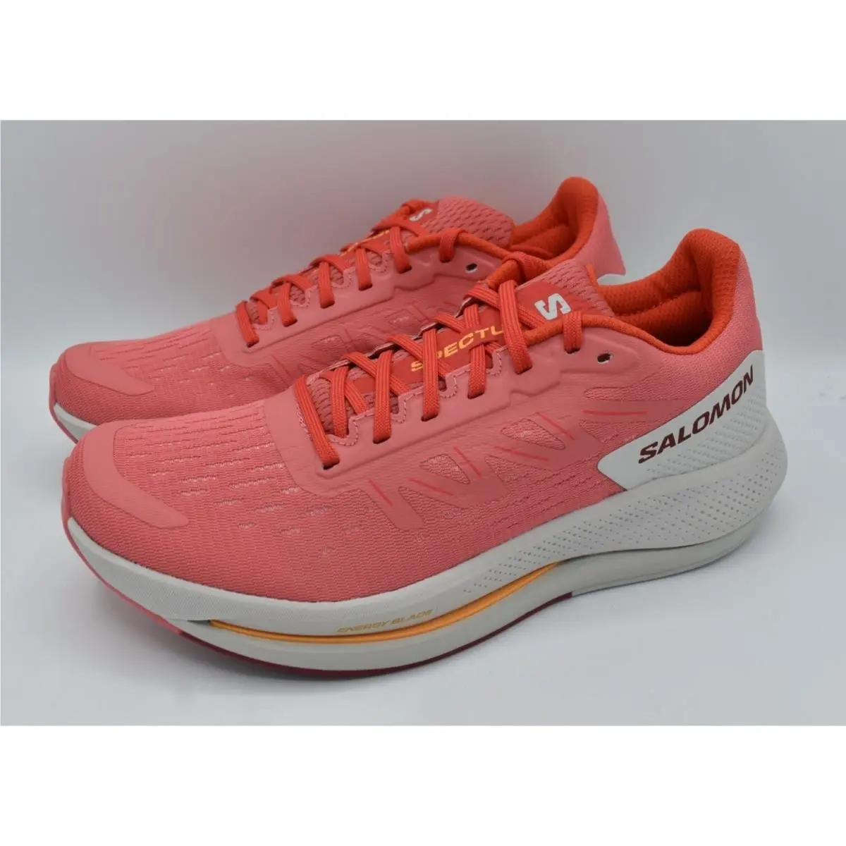 Salomon Womens Size 9 Spectur Tea Rose Lunar Rock Running Sneakers Shoes