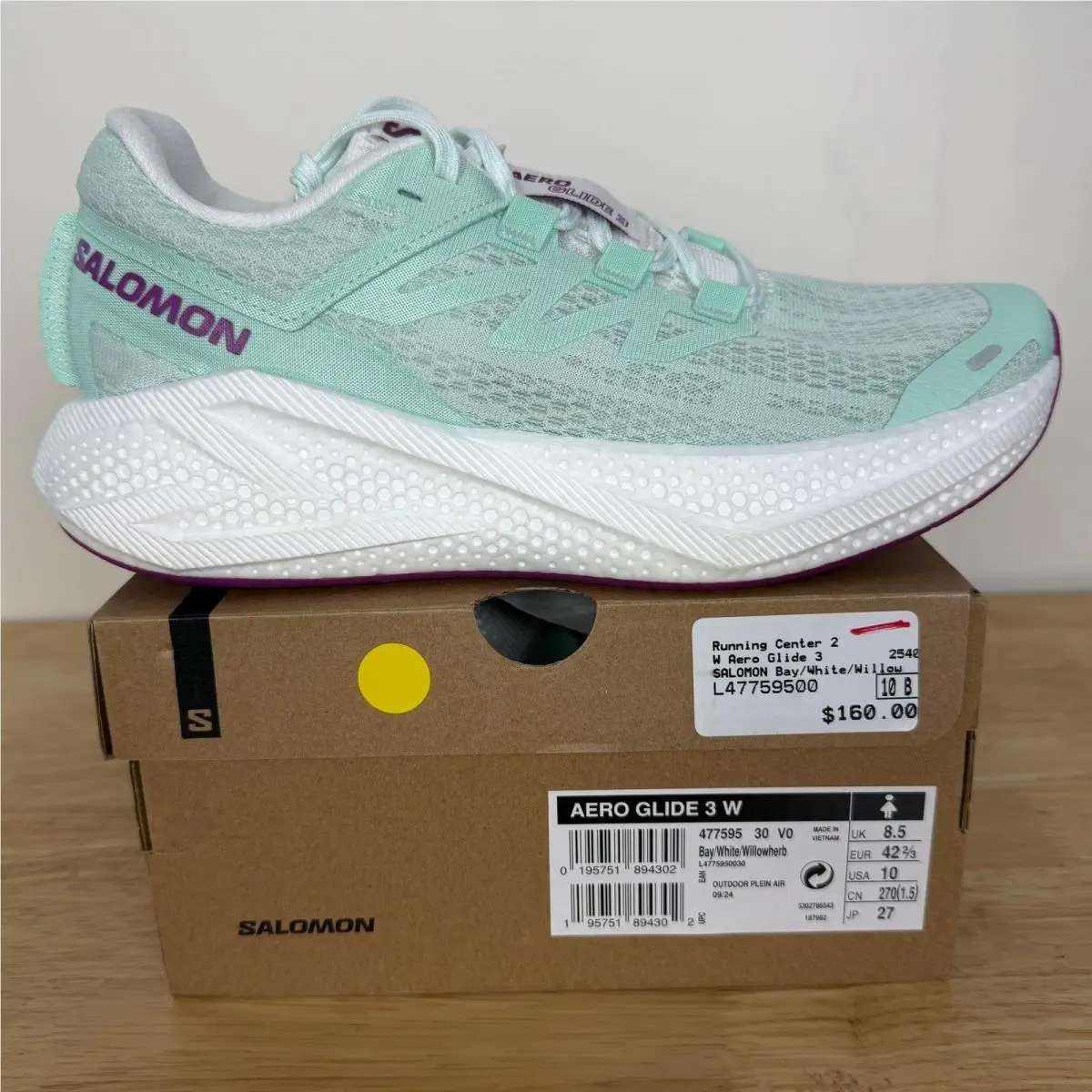 Salomon shoes - Salomon Aero Glide 3 W - Green 1