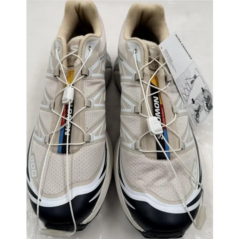 Salomon shoes - XT-6 - L4798970036 - BLACK/WHITE/BEIGE (UPC: 198720268272) 1