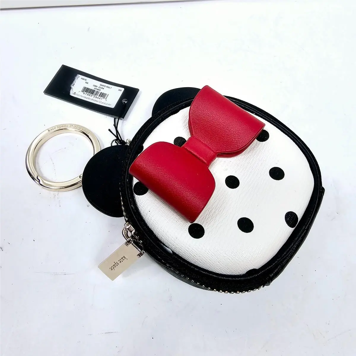Kate Spade New York x Disney Minnie Mouse Ears Bag Charm Coin Purse