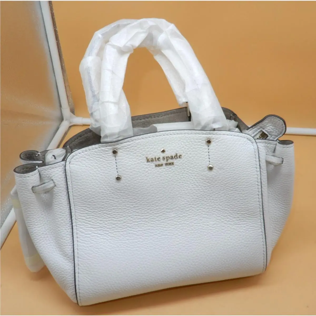 New Kate Spade Tegan Small Crossbody Satchel Whitedove White