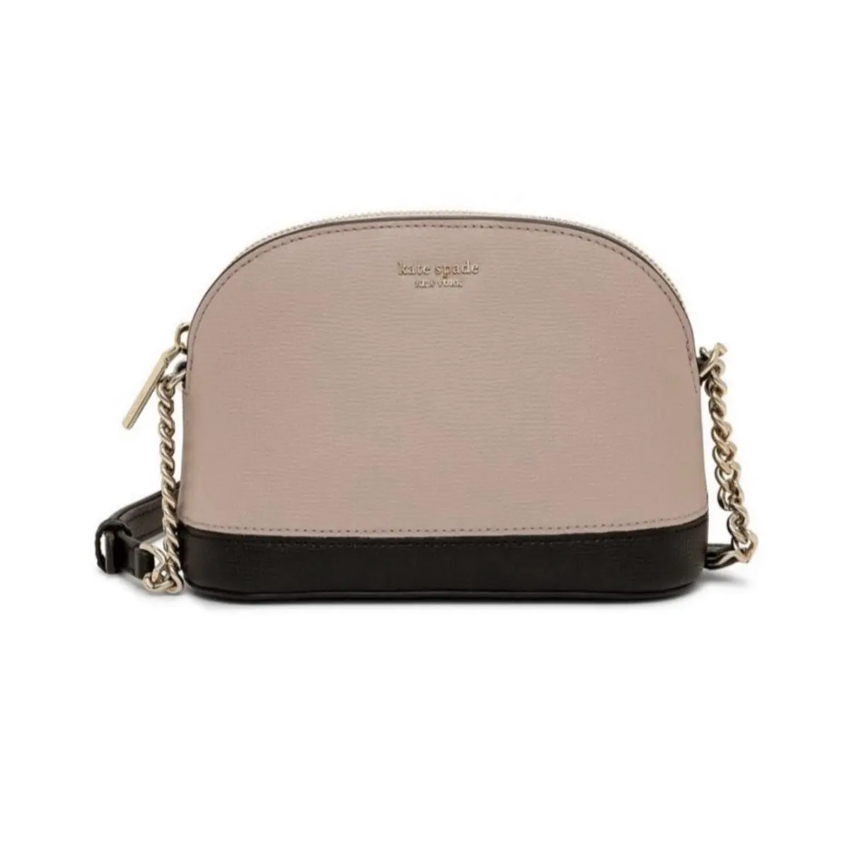 Kate Spade New York Spencer Small Dome Crossbody Bag Mauve Black 8” x 6”
