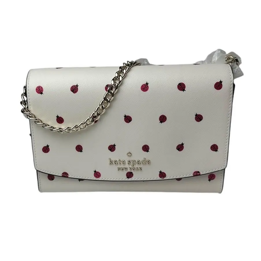 Kate Spade Carson Ladybug Print Convertible Crossbody Cream Multi Bag