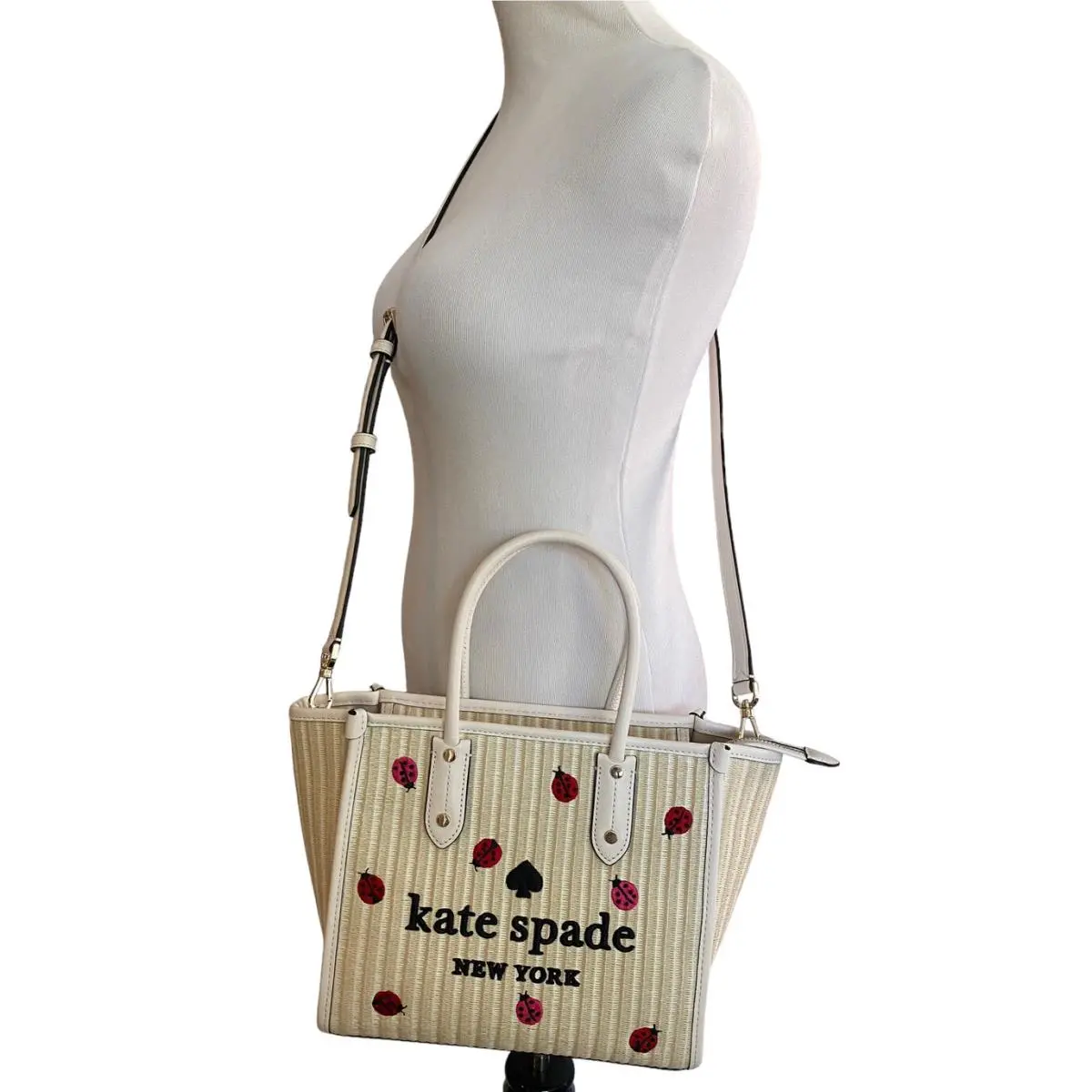 Kate Spade Ladybug Dottie Top Handle Crossbody Bag. KA637 Small Tote