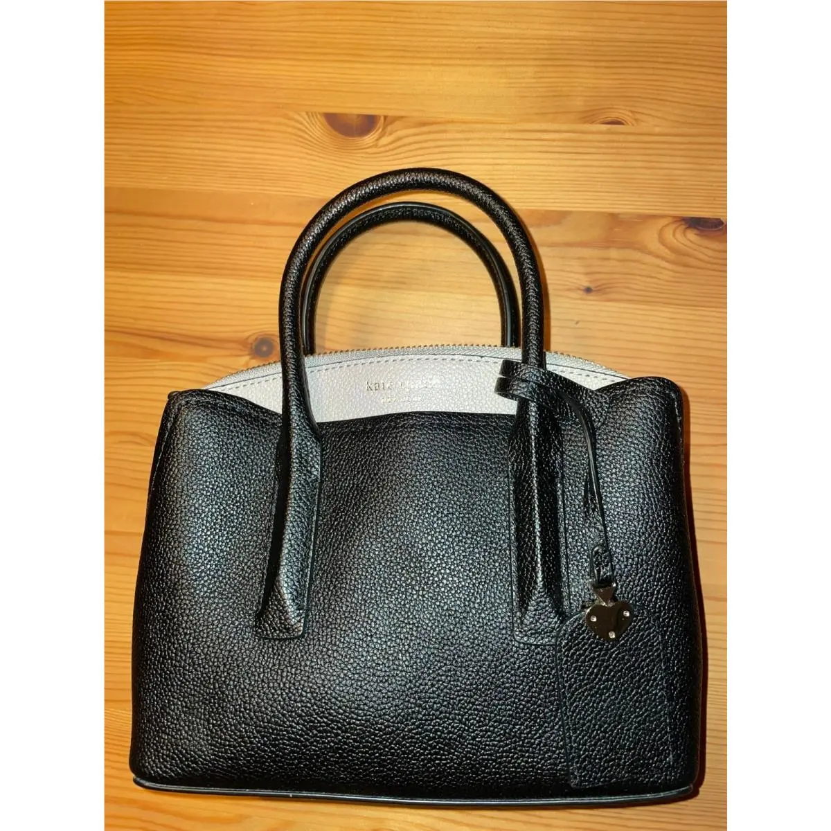 Kate Spade Margaux Satchel Crossbody Black Gold