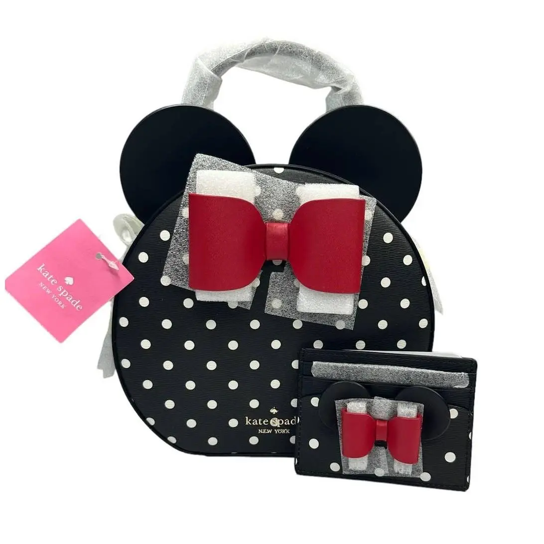 Kate Spade Disney Minnie Mouse Crossbody Bag and Card Holder