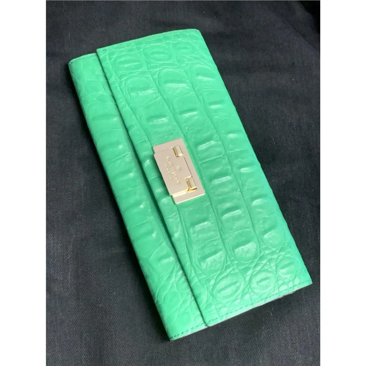 Kate Spade Wallet Cyndy Orchard Valley Alligator