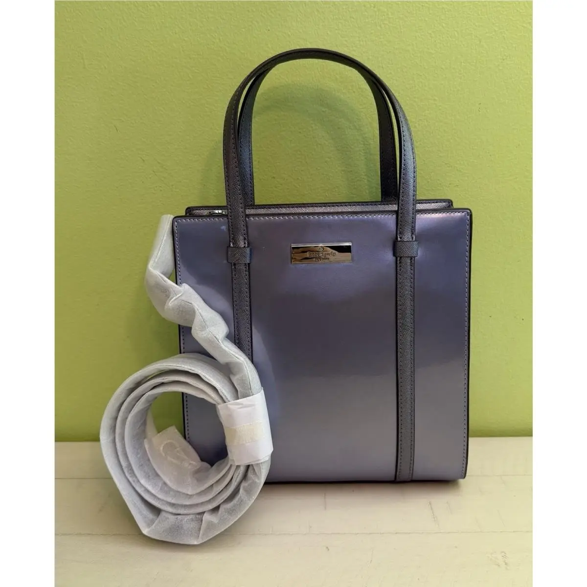 Kate Spade K1956 Kenzie Mini Tote Crossbody Handbag Candied Flower Blue
