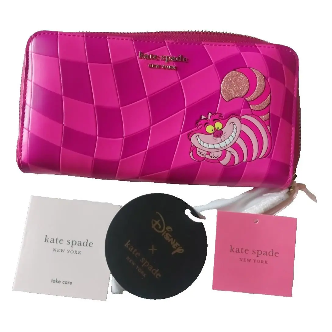 Cheshire Cat Zip Around Wallet Disney x Kate Spade Alice in Wonderland