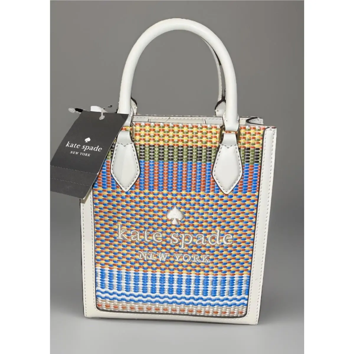 Kate Spade Ellie Mini Straw Multi