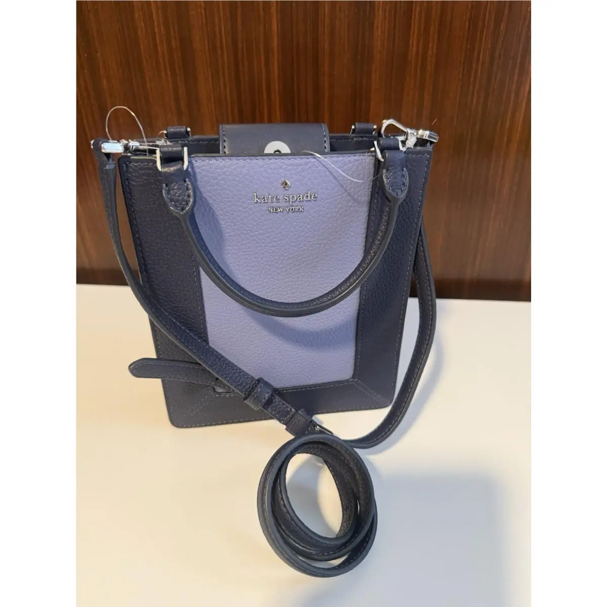 Kate Spade Lena Mini Tote Pebbled Leather Crossbody Bag
