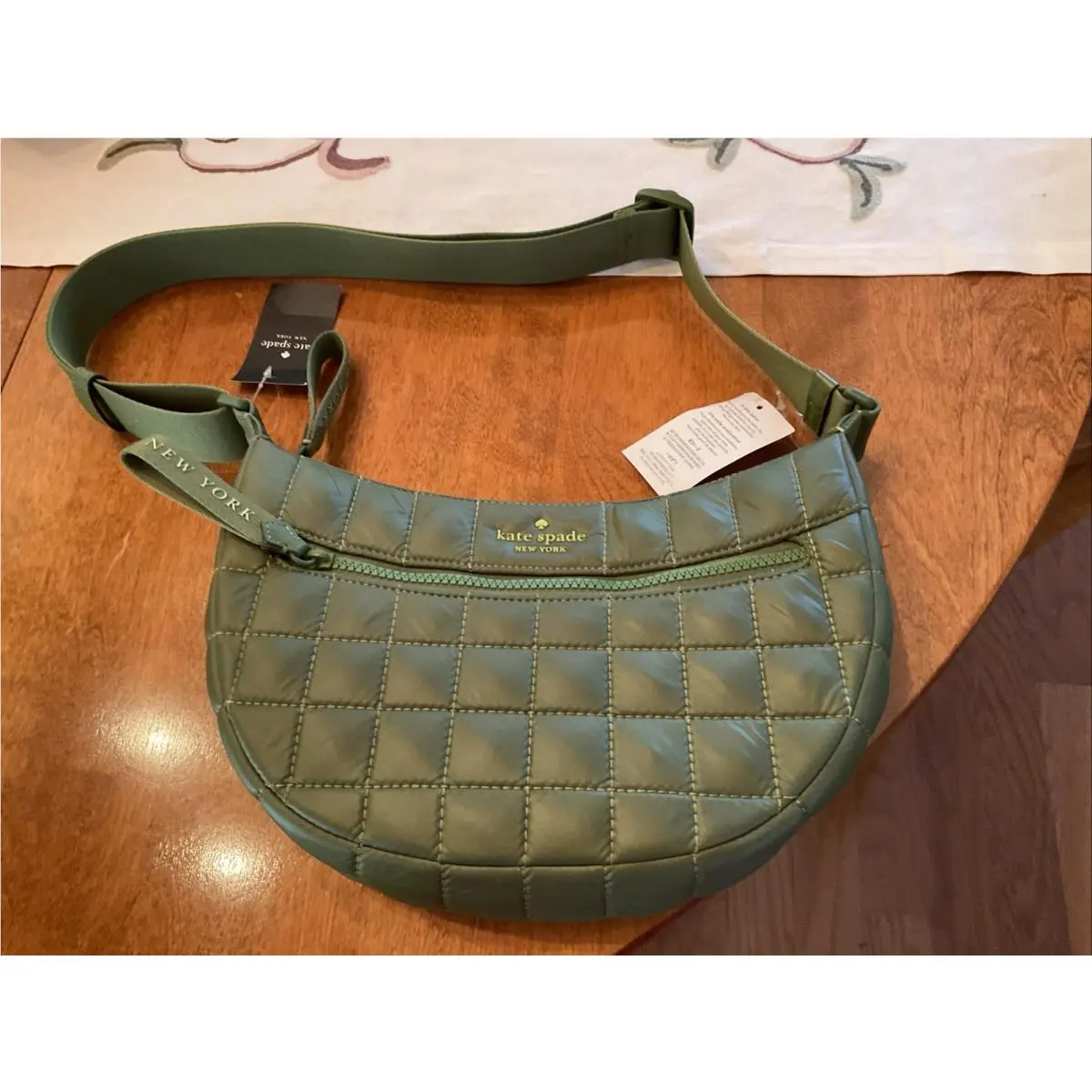 New Kate Spade Camden Quilted Large Sling Bag