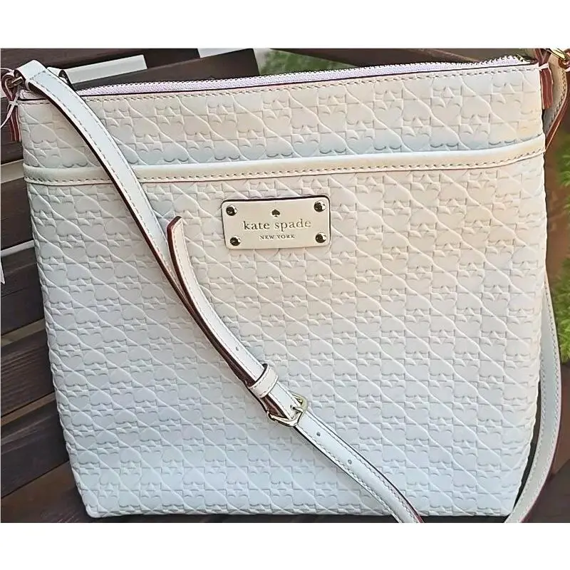 New Kate Spade Penn Place Keisha Crossbody Bag in Embossed Pebble New