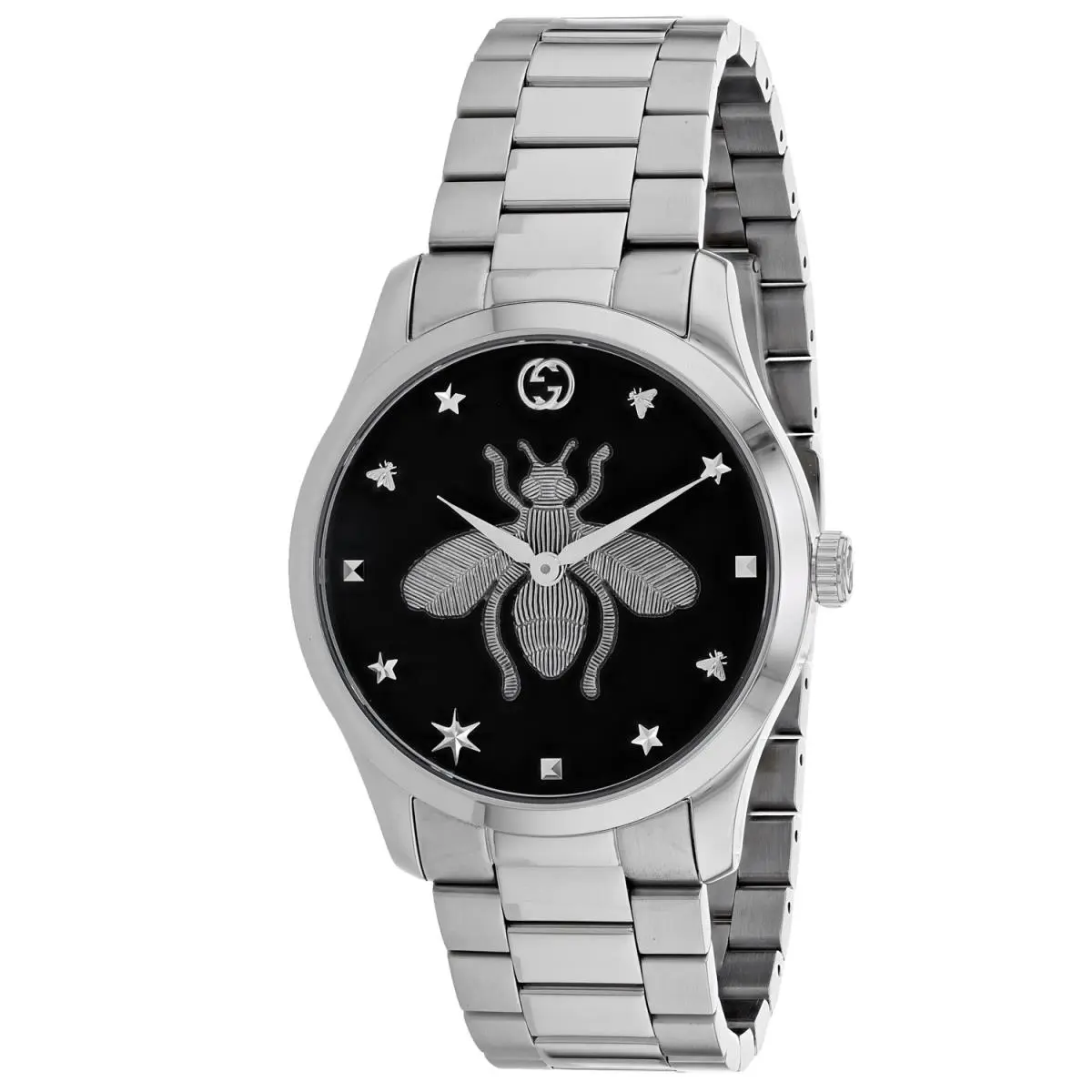 Gucci Women`s Timeless Black Dial Watch - YA1264136
