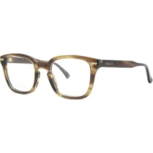 Gucci GG0184O-010 50-21-145 Havana Transparent Eyeglasses 50mm 100