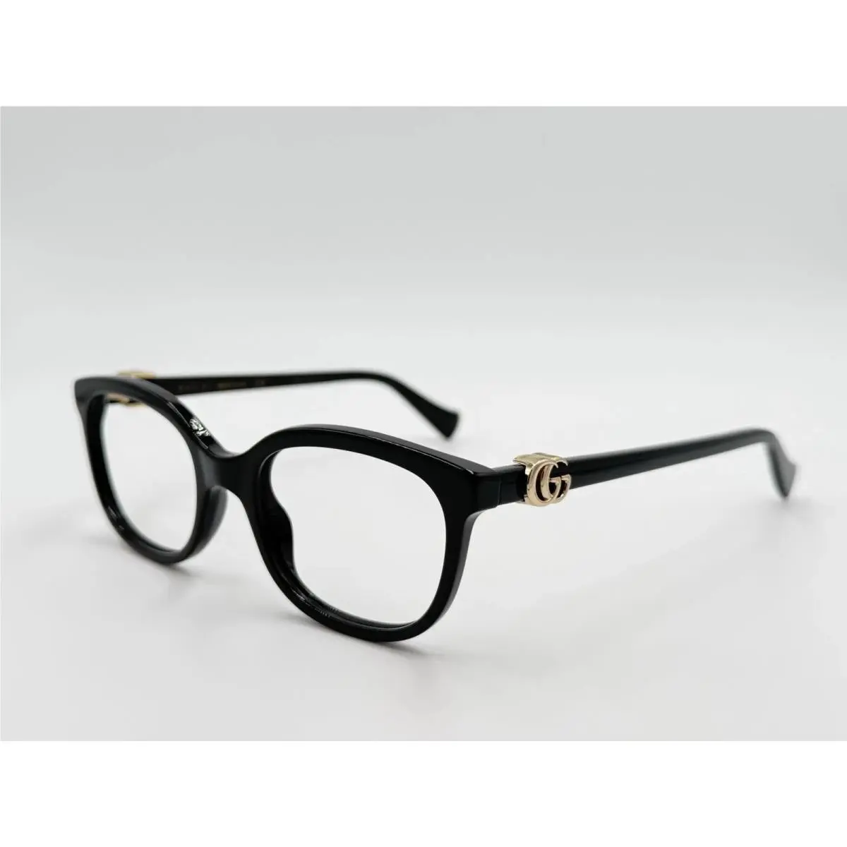 Gucci GG1075O 001 54-18-45 Gloss Black/gold Frames Italy