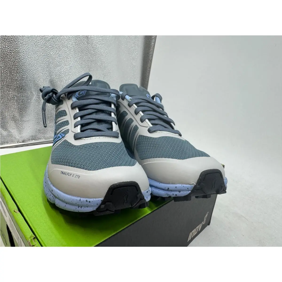 inov-8 shoes - TrailFly G 270 V2 - TrailFly - Blue Gray 0