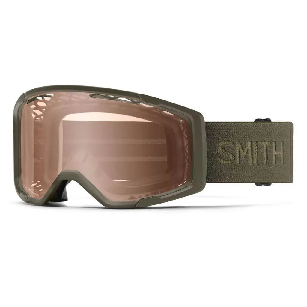Smith Rhythm Mtb Goggles Nice Fitting DH Mountain Bike Goggles Forest w/Amber Hight Contrast by Smith Optics