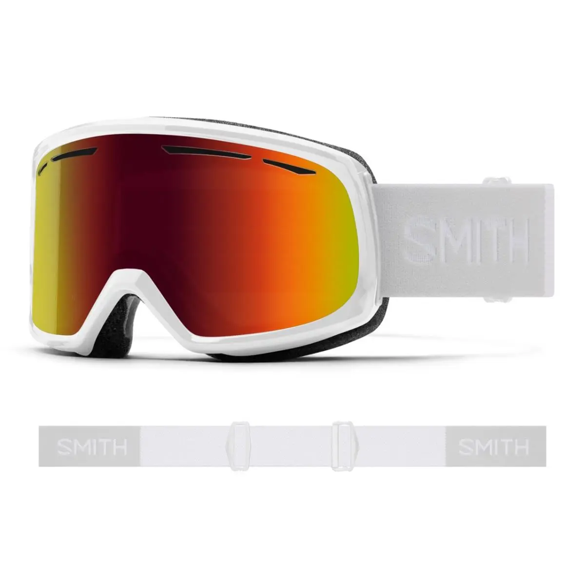 Smith Optics Drift Goggles - White Red Sol-x Mirror