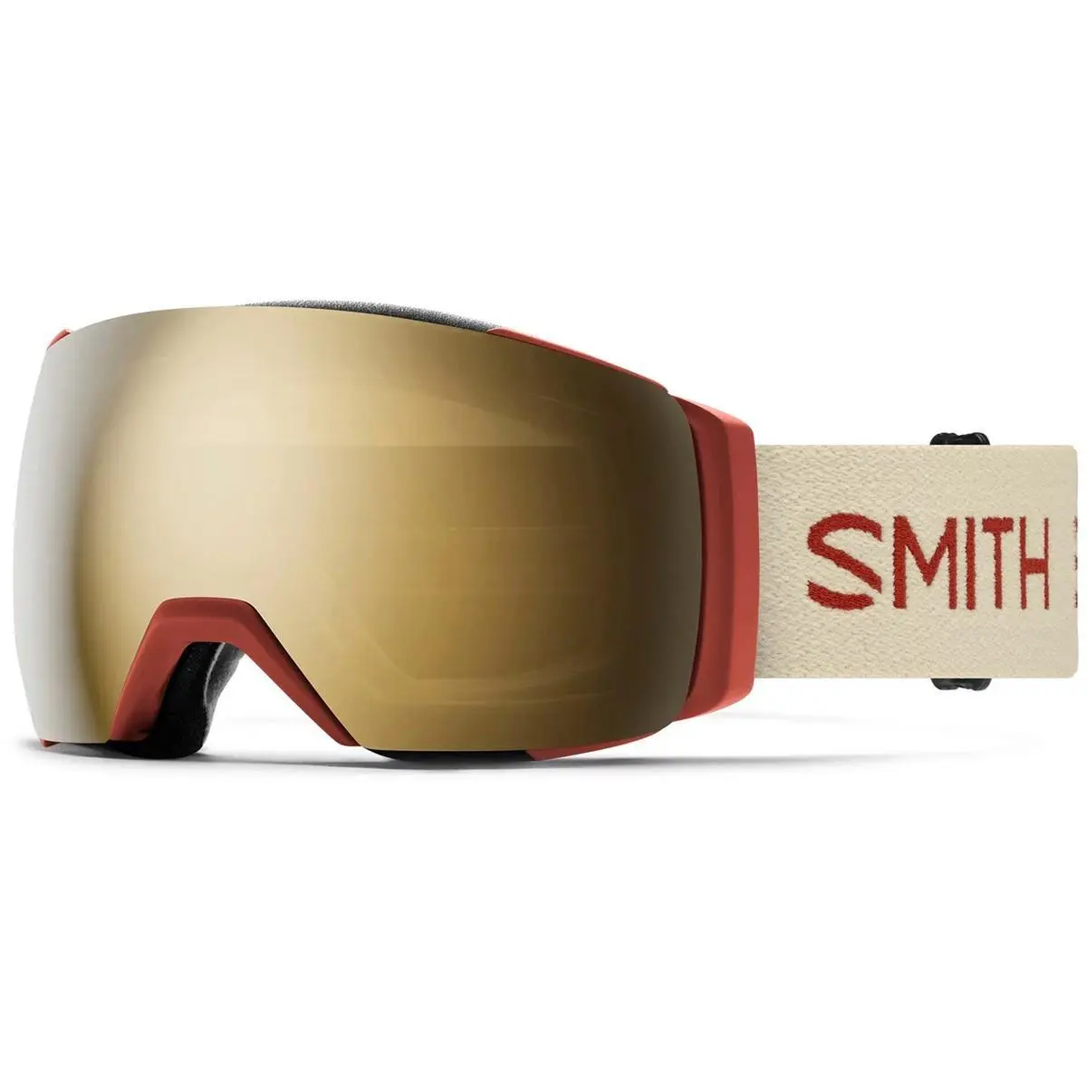 Smith I/o Mag XL Terra Slash Cps Sun Gold Mirror Lens Ski Goggles - Low Bridge