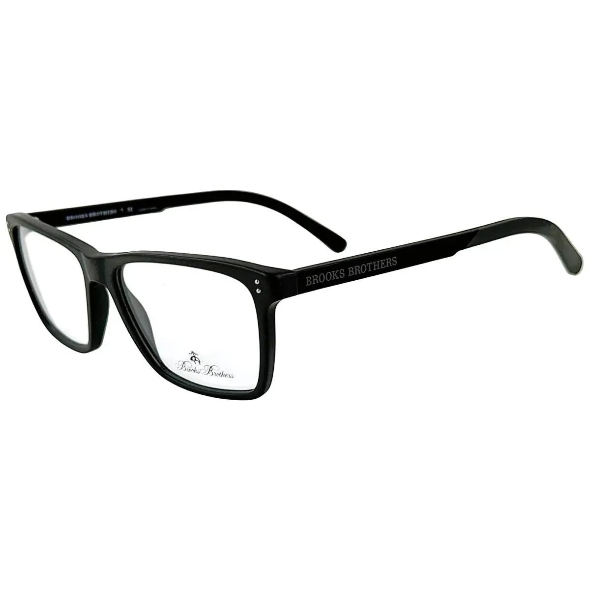 Brothers 2048 Plastic Eyeglass Frame 6035 Dark Matte Grey 56-16 w Case by Brooks