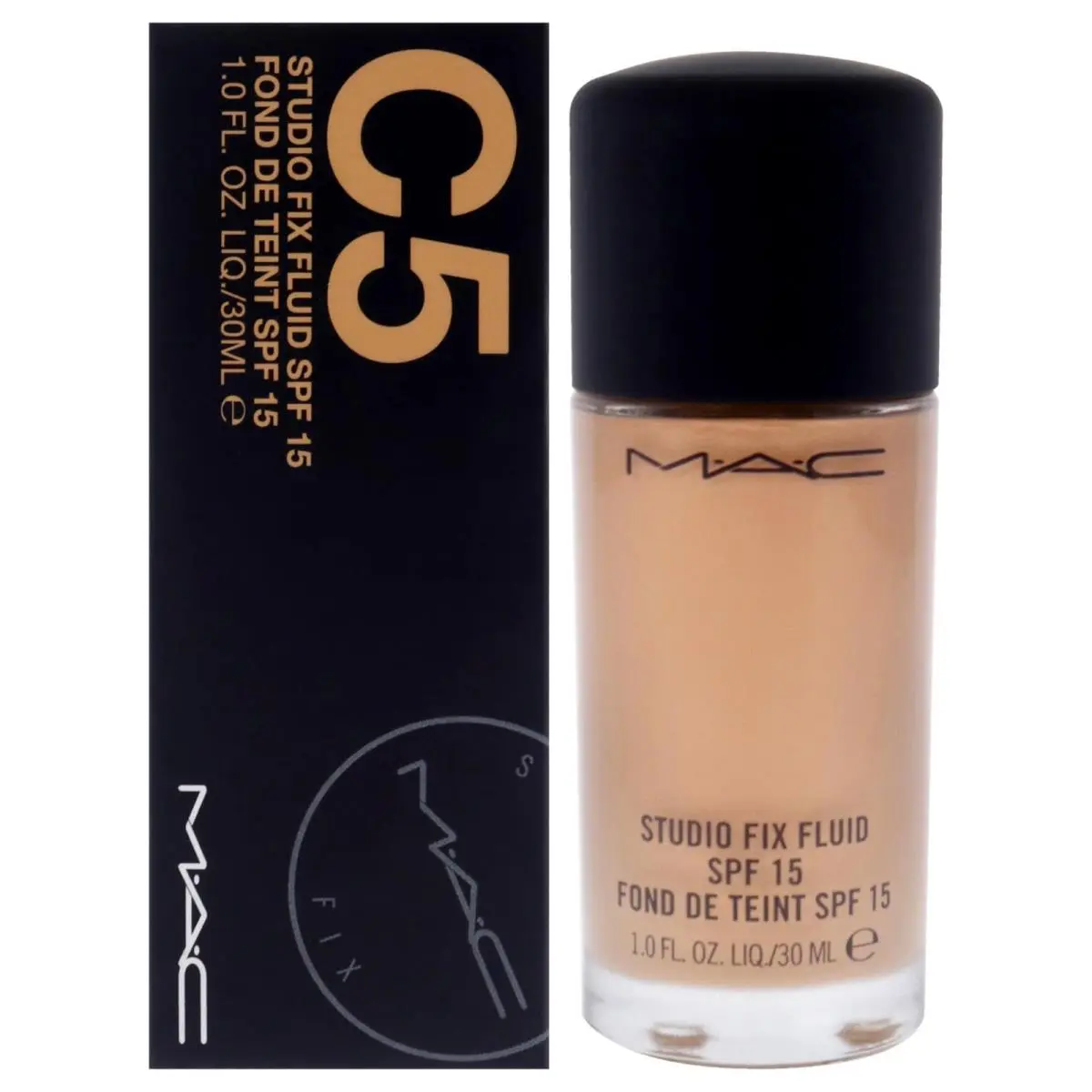 Mac Cosmetics Studio Fix Fluid Spf 15 - C5 by For Women - 1 oz Foundation