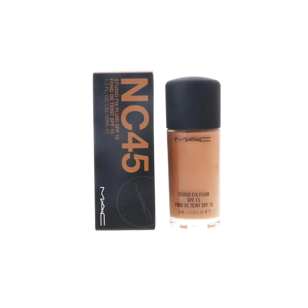 Mac Studio Fix Fluid: Your Complexion`s Ultimate Ally Spf 15 Sun Shield NC45